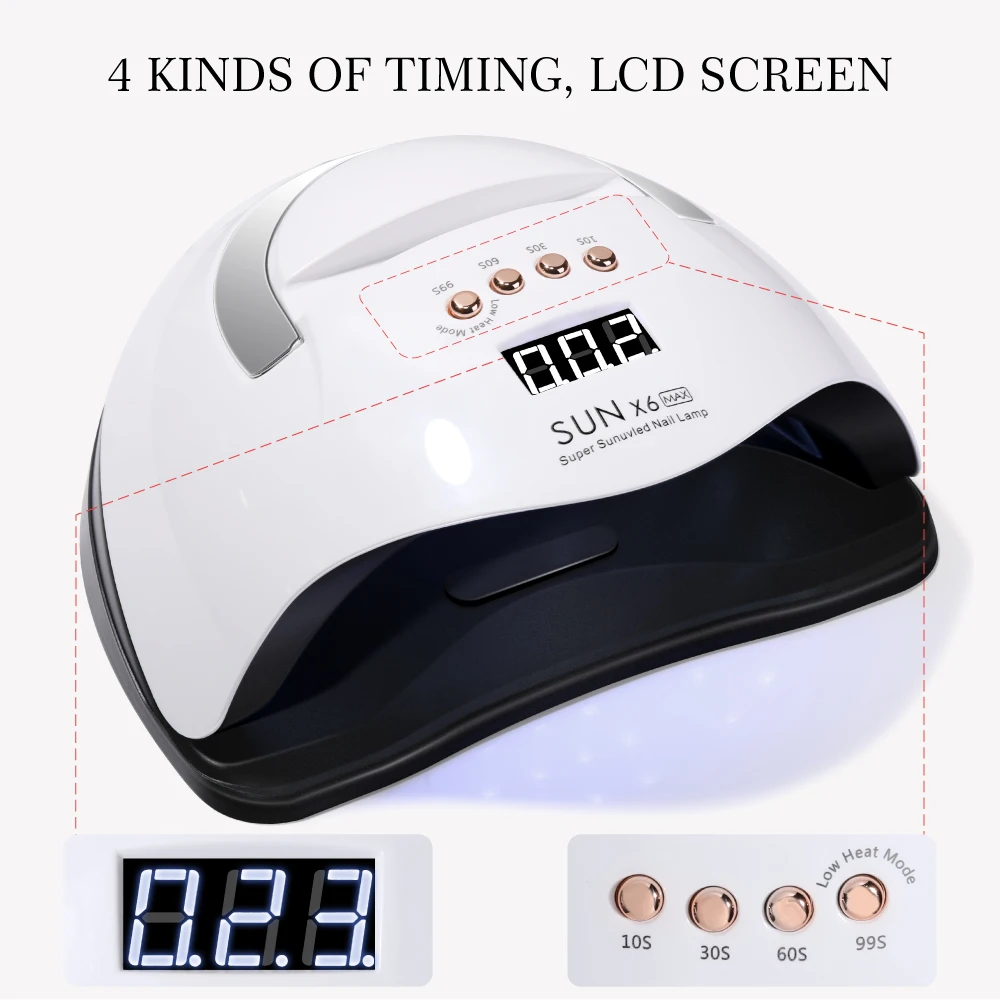 Halaiman 280/220w lâmpada de secagem do prego conduziu a lâmpada para suprimentos de unhas para profissionais cabine uv led gel do prego acessórios para manicure