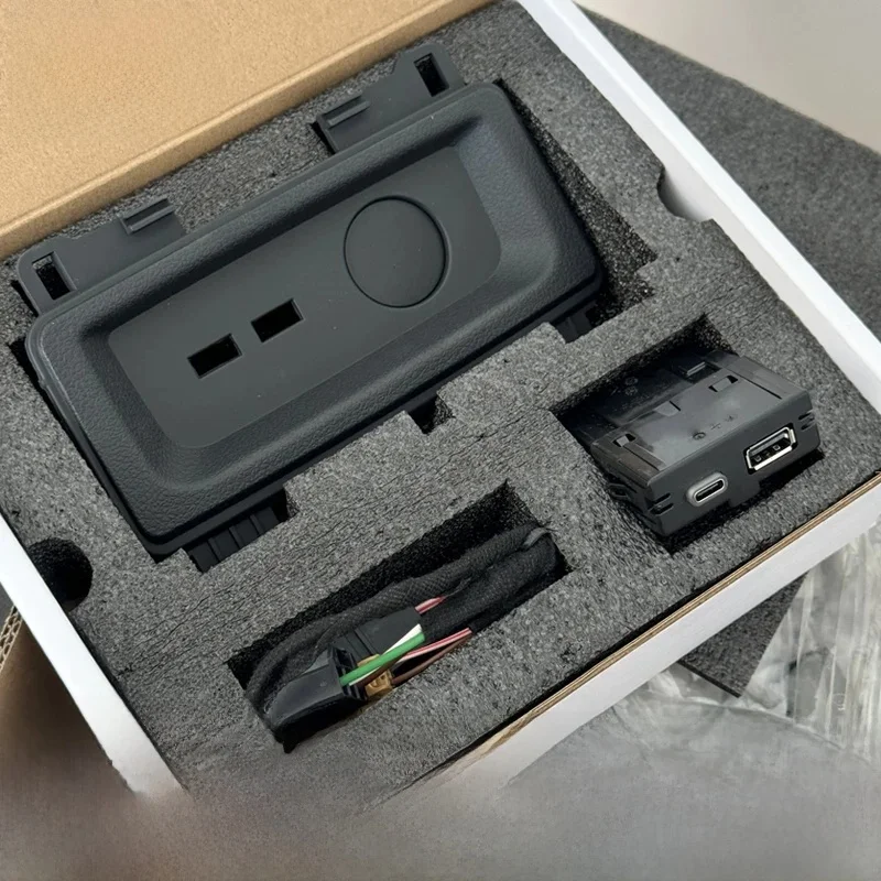 Dla A4 B9 A4 S4 A5 S5 Allroad Avant Smartfon na tylnym siedzeniu szybkie ładowanie interfejs USB typu C — zdjęcie 2