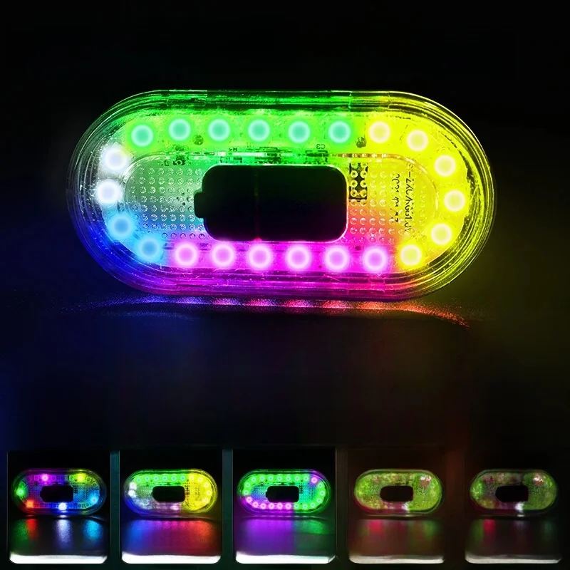AliExpress BUCKLOS MTB Bicycle Light Corolful USB LED Bike Tail Light Anti-Collision Bike Night Warning Strobe Signal Rear Flashing Lamp