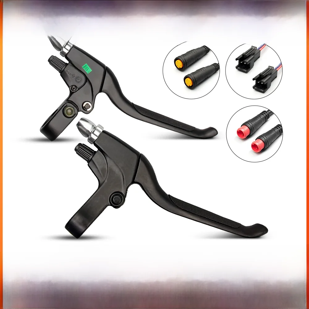 AliExpress WUXING 115PDD Ebike Brake Lever Cut Off Power Electric Bicycle E-scooter Ebreak Waterproof SM Connector Plug