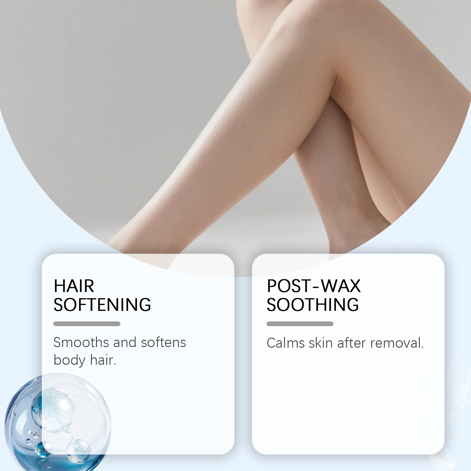 مصل الشعر الغارز Centella Asiatica معالجة الشعر الغامض لمنطقة البيكيني الإبط ناعم ناعم AHA BHA PHA مصل النيكوتيناميد