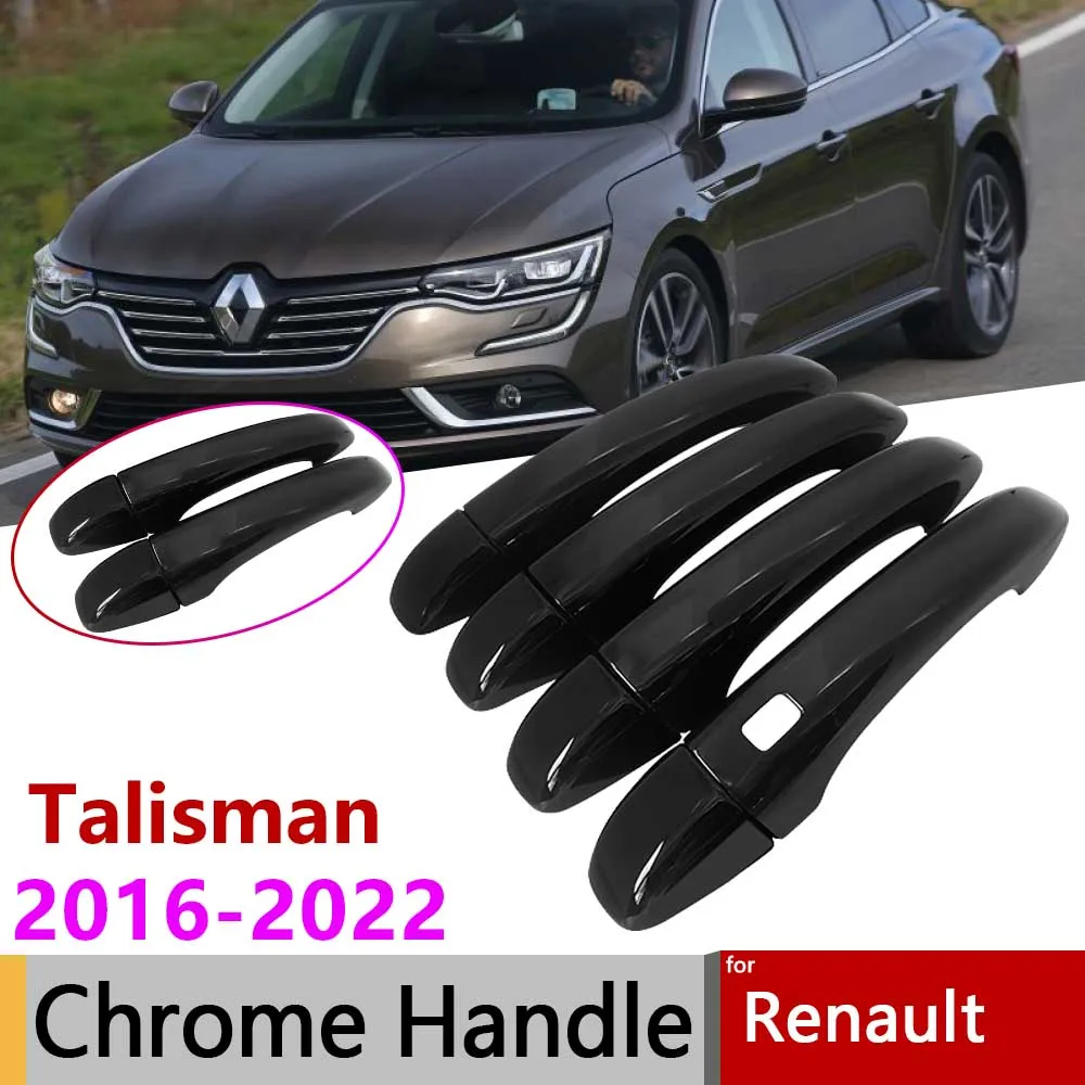 

Anti-scratch for Renault Talisman Samsung SM6 2016~2022 Gloss Black Door Handle Cover Car Exterior Accessories Rustproof Sticker