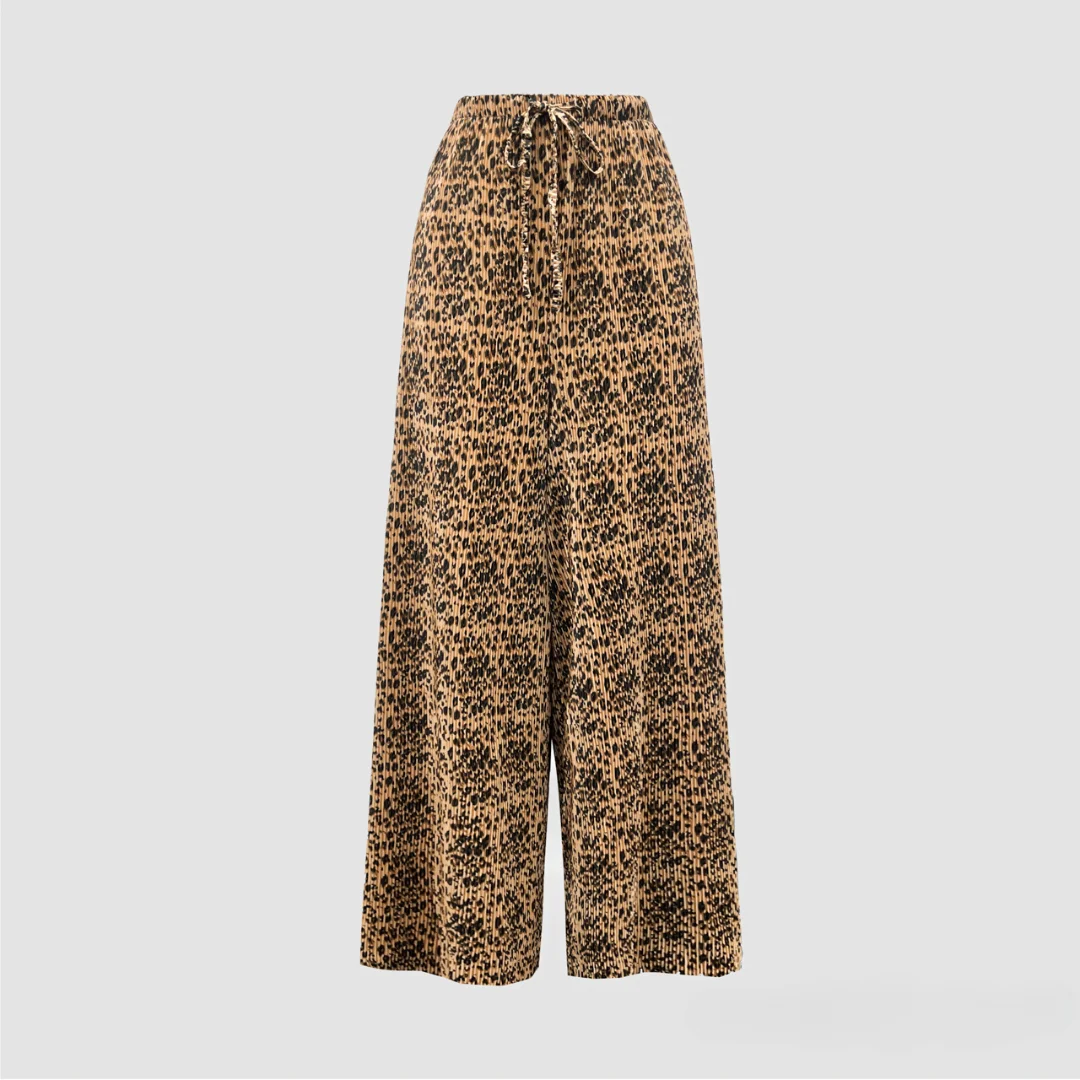Multi Colour Comfort Elastic Waist fit Pleated Trousers
