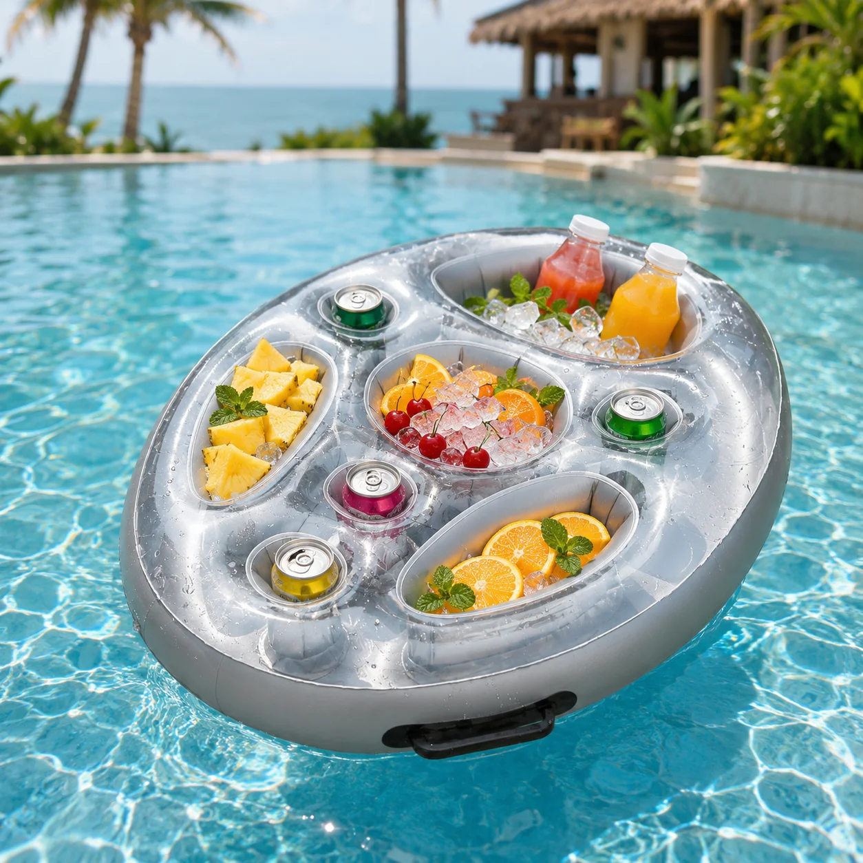 Porte-boissons gonflables pour - Pool Ladder Above Ground avis et prix