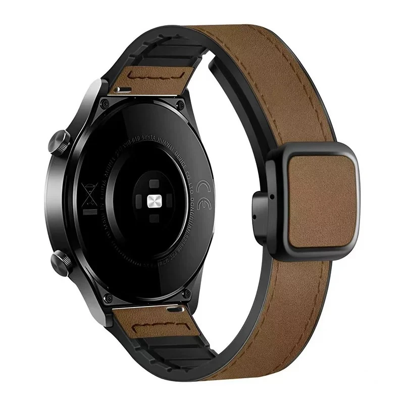 Leather Silicone Strap For Huawei Watch GT 5 4 46mm 41mm Bracelet For Huawei GT5 GT4 GT3 Pro GT2 22mm Strap Unisex watch strap