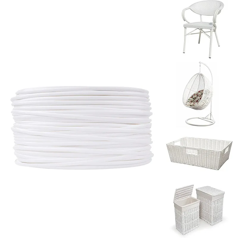 Weaving Rattan Repair Material PE DIY Restoration Kit for Outdoor Patio Furniture Bench Table Weaving