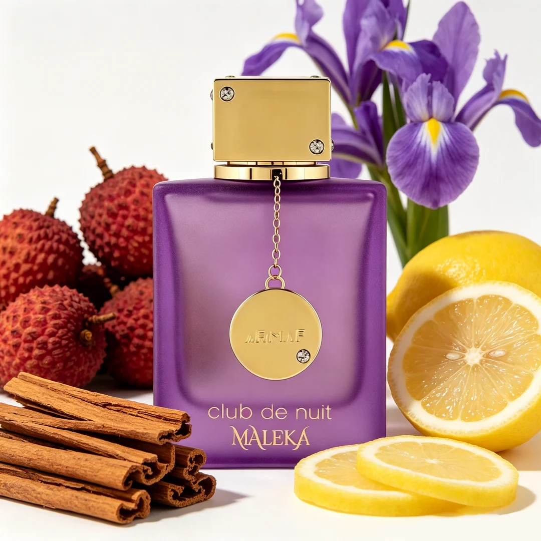 Club de Nuit Maleka EDP 100ml, Perfume Feminino Importado, Fragrância Elegante e Sofisticada