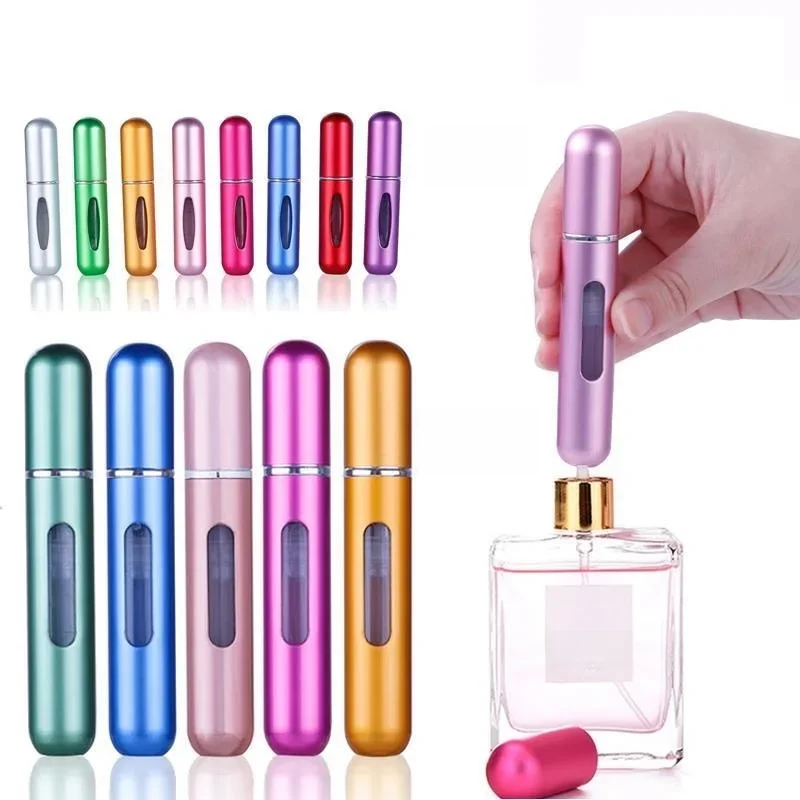 Mini bouteille de parfum rechargeable, bouteille cosmétique Portable, vaporisateur, atomiseur, conteneur de pulvérisation, bouteilles rechargeables de voyage 5ml 8ml