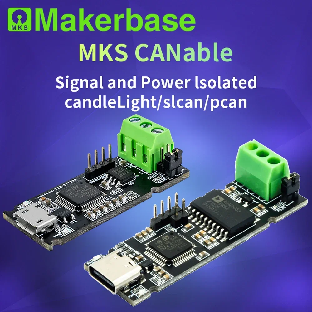 Makerbase CANable USB a CAN V1.0 MKS CANable Pro con processori STM32F072C8T6 Accessori per stampante 3D
