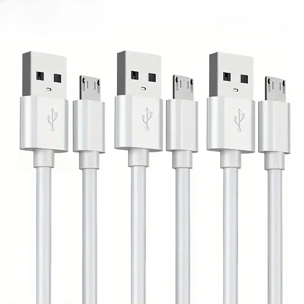 NNBILI 3PCS Micro USB Kabel 2,4 A Schnelle Ladekabel Handy Micro USB Kabel Für Xiaomi Samsung Andriod Ladekabel kabel
