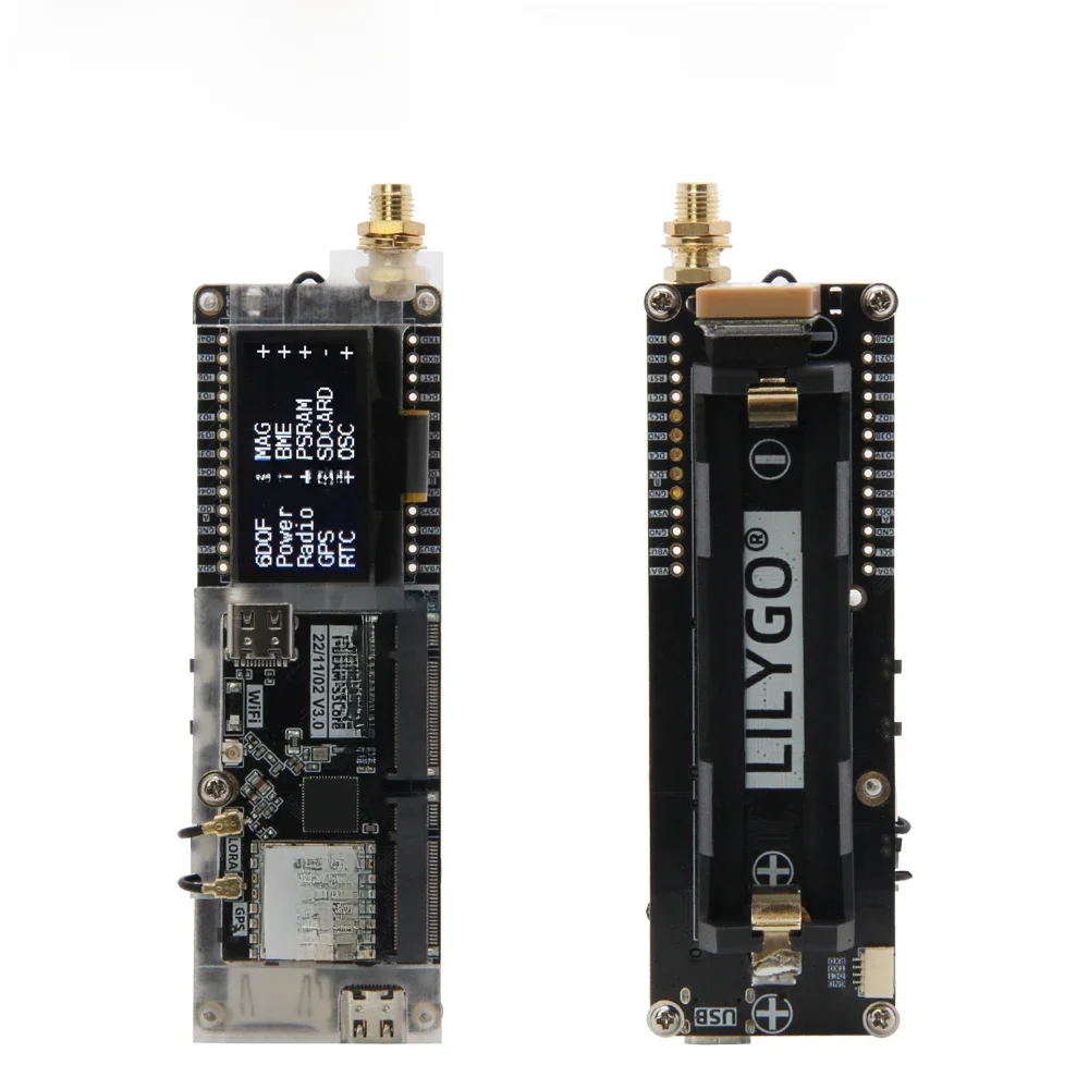 LILYGO® Meshtastic T-Beam SUPREME najwyższej ESP32-S3 SX1262 moduł LoRa 433/868/915MHz GPS wi-fi Bluetooth 1,3 cala OLED — 2