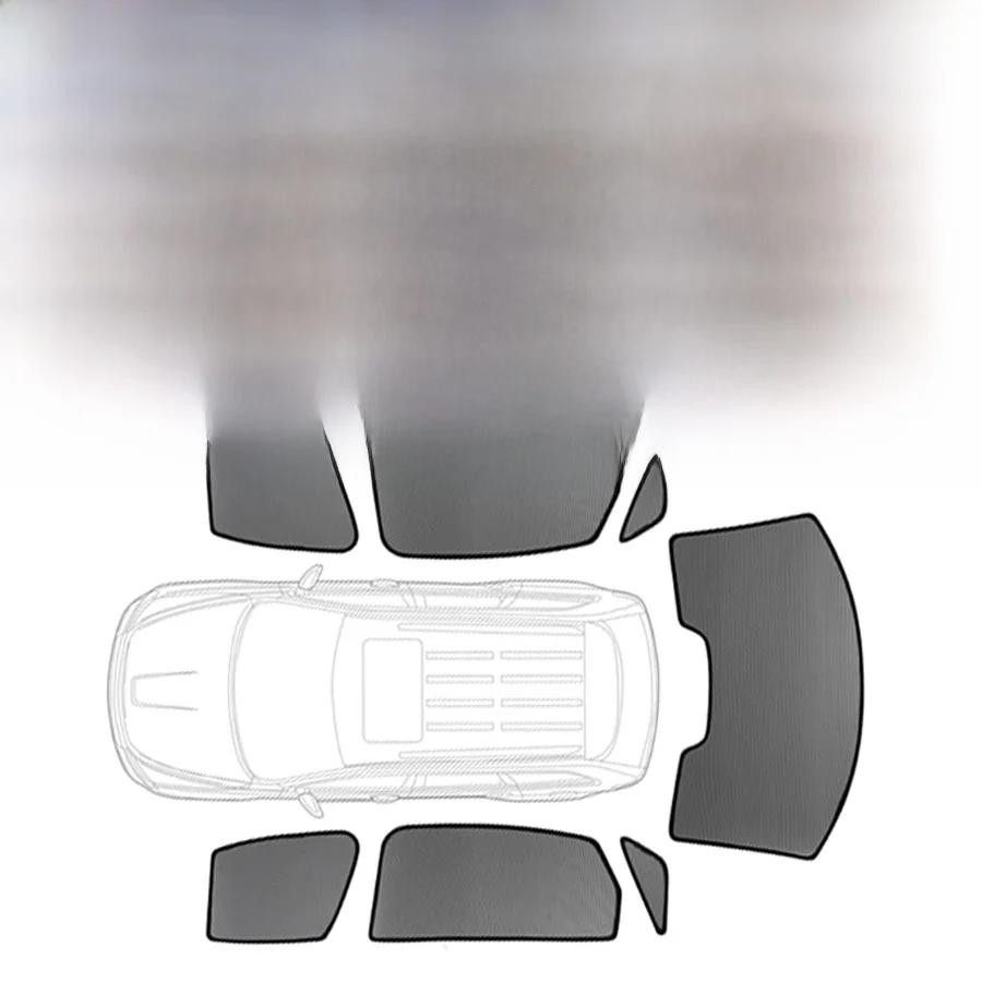 Custom Magnetische Autoruit Zonnescherm Voor Mitsubishi Outlander 2012-2020 Gordijn Mesh Voorruit 2014 2015 2016 2017 2018 - afbeelding 2