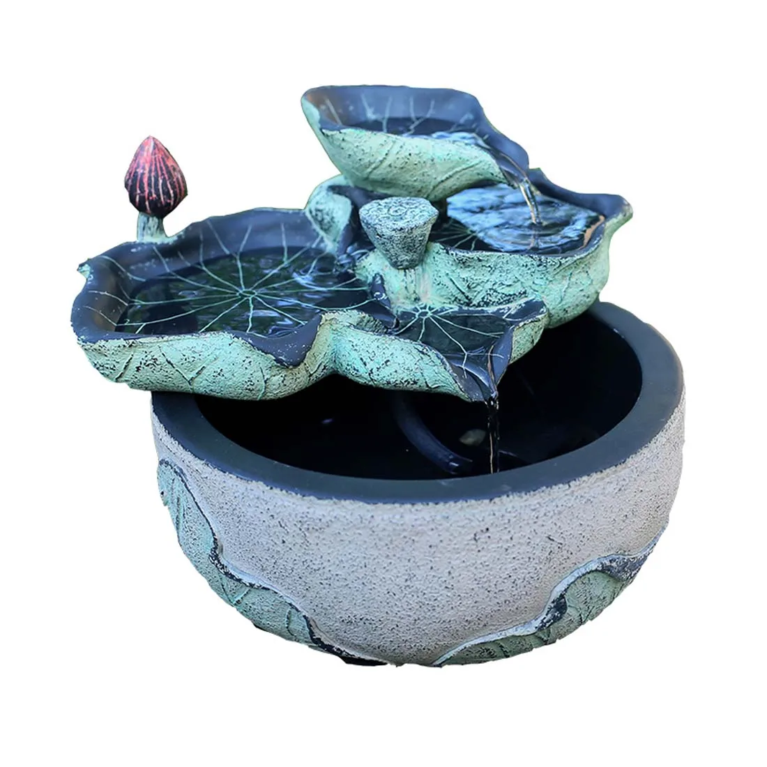 Creative Home Accessories Decoration Living Room Study Desktop Humidifier Lucky Water Feng Shui Small Fountain Water Feature