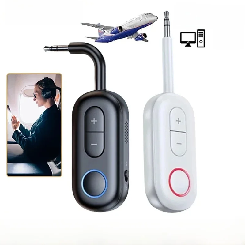 Bluetooth 5.3 récepteur émetteur 3.5mm AUX Jack avion USB Dongle adaptateur Audio sans fil pour TV PC casque voiture kit haut-parleur