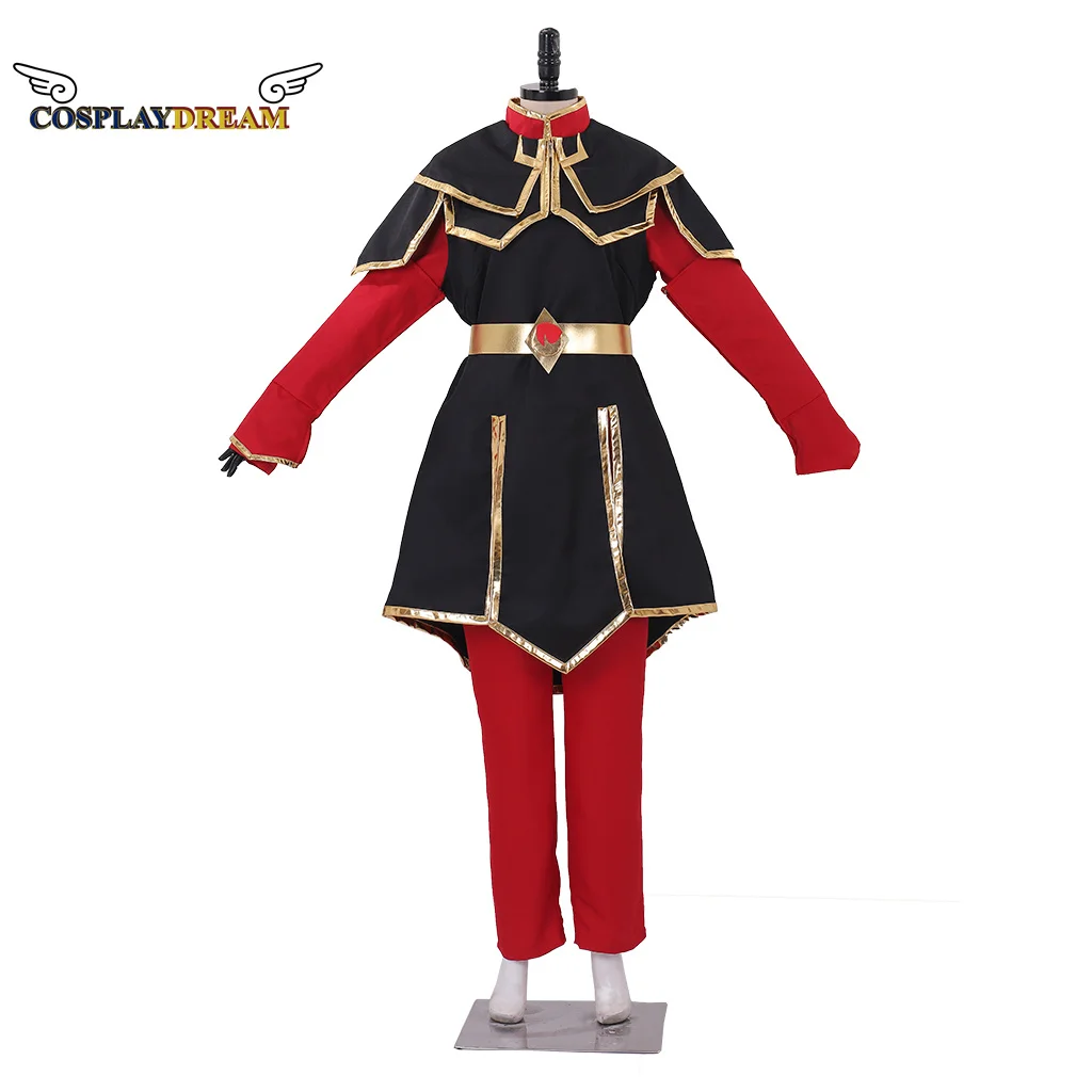 

Avatar The Last Airbender Cosplay Costume Princess Azula Cosplay Costume Uniform Dress Red Dress Fire Nation Costume