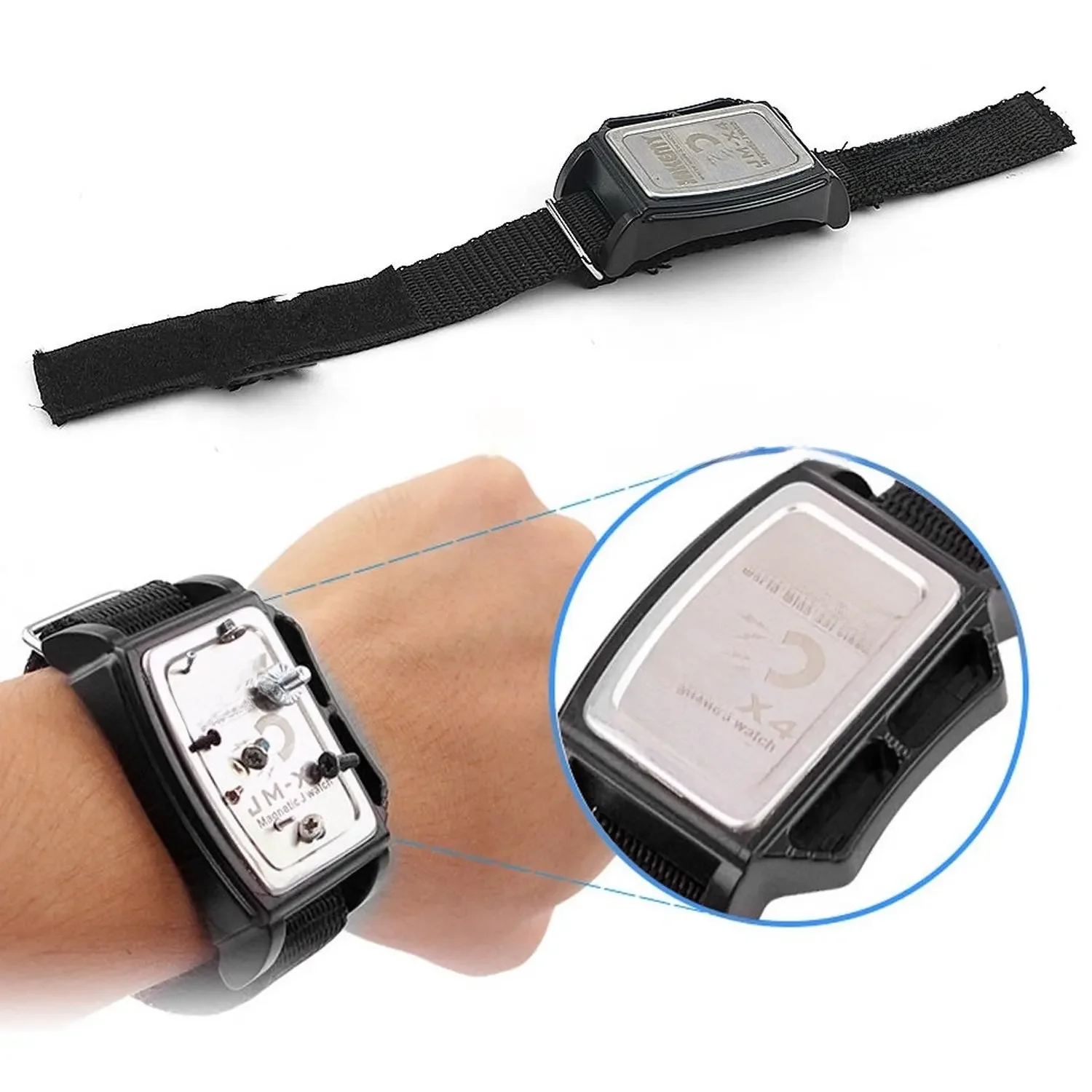 Pulseira magnética Catches, JM-X4 Parafusos