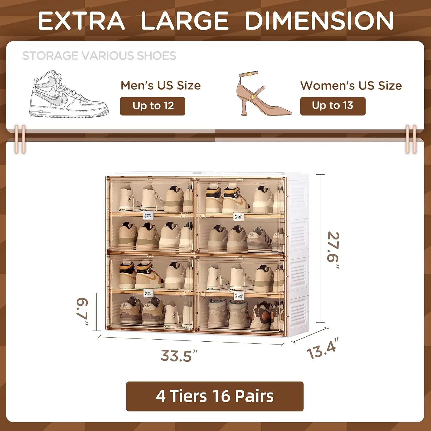 ANT BOX Folding Shoe Rack No Installation of Metal Shoe Rack Home Door Shoe Shelf Simple New Multi-layer Shoe Cabinet Shelves