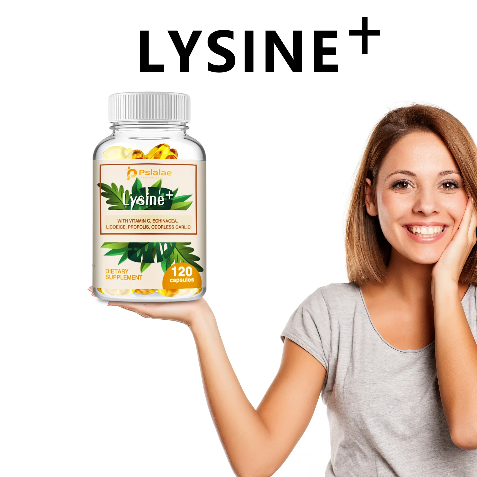 كبسولات ليسين فائقة ، تعزز صحة الجلد ، وأظافر الشعر والمفاصل ، وتدعم التمثيل الغذائي ، والكبسولات