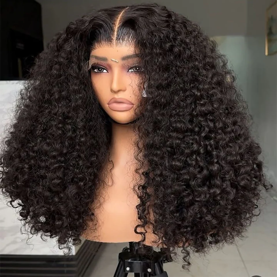 

Short Bob Wigs Water Curly Human Hair 13x4 HD Lace Front Human Hair For Women 250% Brazilian Deep Wave 4x4 Lace Closure Wig
