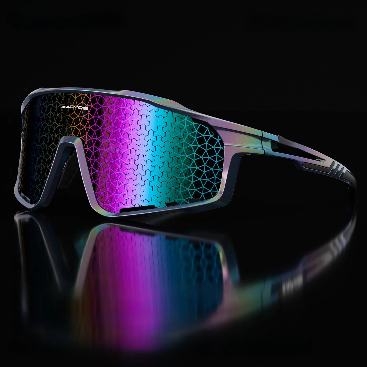 AliExpress kapvoe KAPVOE Nano Lenses Cycling Glasses Fashion Outdoor Sports Bicycle Sunglasses Men MTB Cycling Sunglasses Women Road Bike Glasses