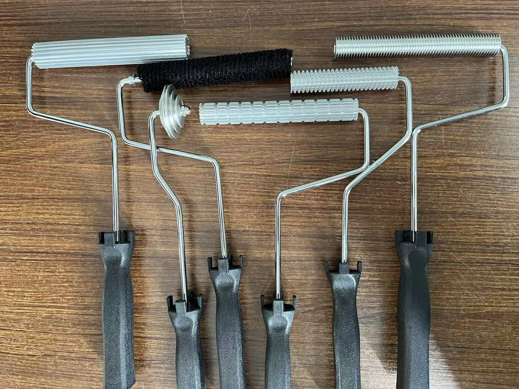 

set 6pcs Fiberglass Laminating Roller FIN roller Bubble Roller for Resin Laminating Roller Project kit for Composite