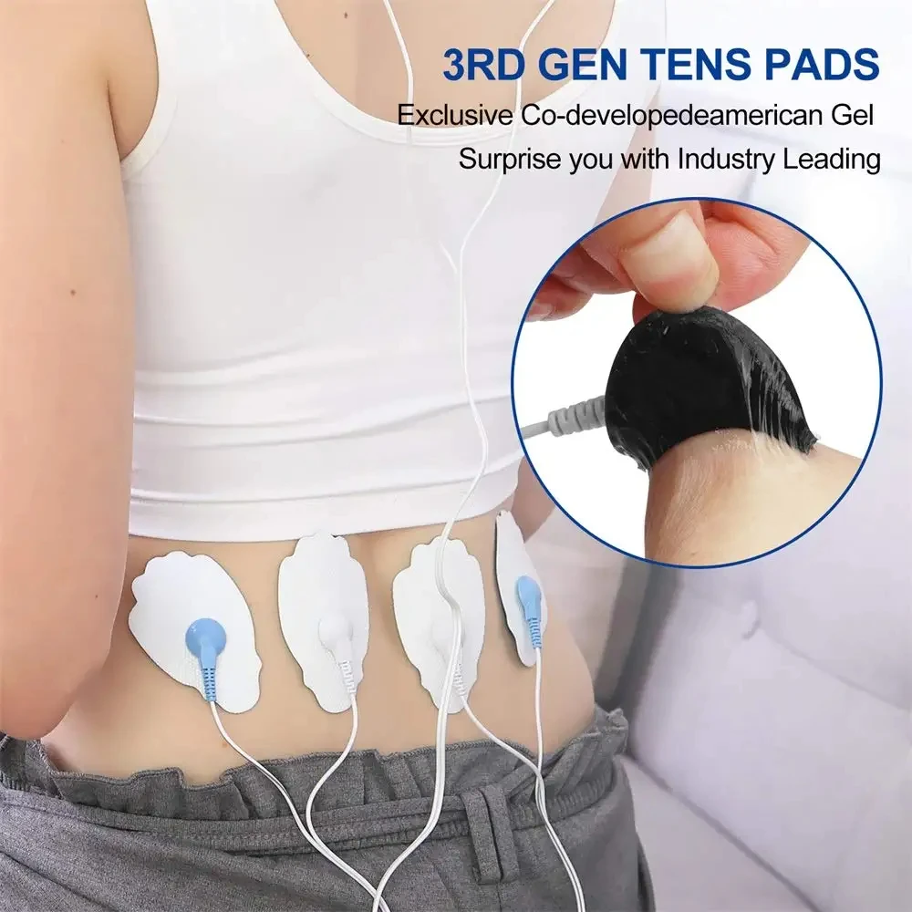 Electrode Pads Adhesive Electrostimulation Patches For Tens Acupuncture Physiotherapy Machine Nerve Muscle Stimulator Slimming