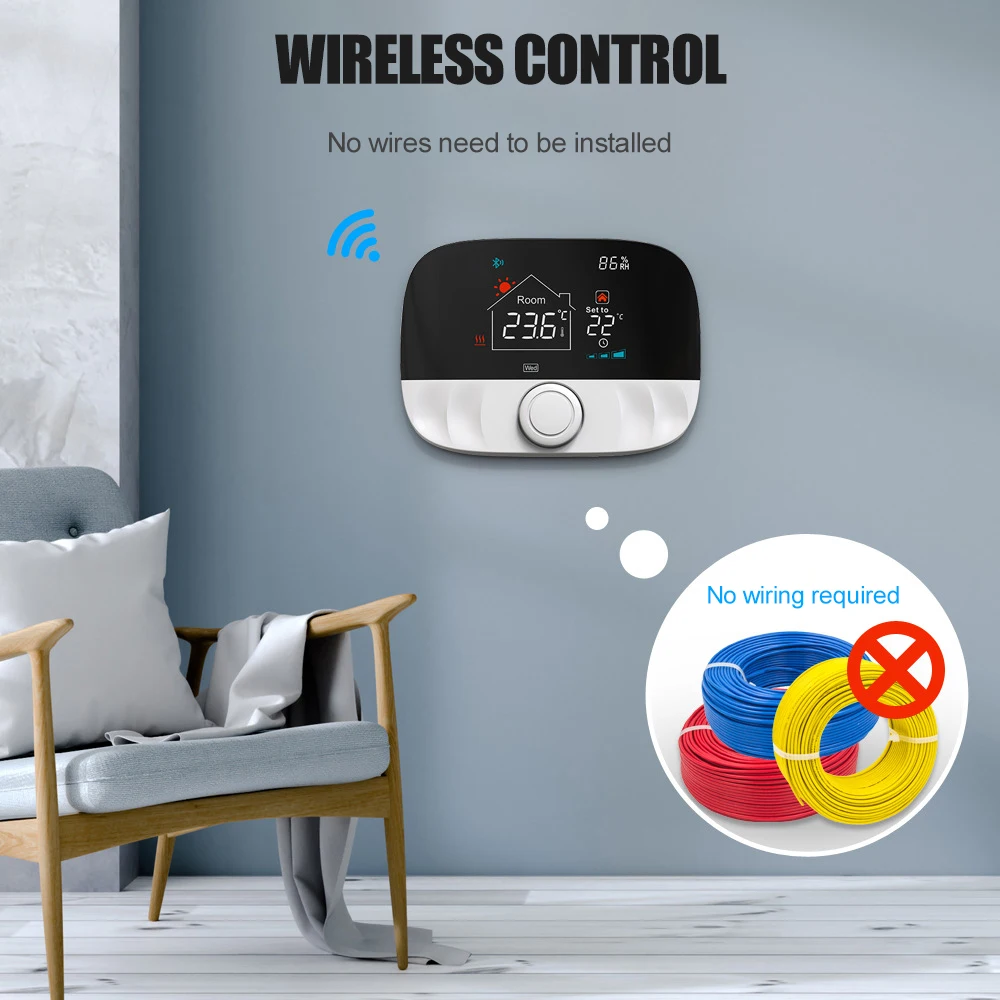 Inteligentne Wifi w domu termostat grzejnikowy bezprzewodowy kontroler temperatury wody kocioł gazowy grzejnik podłogowy inteligentne życie Alexa