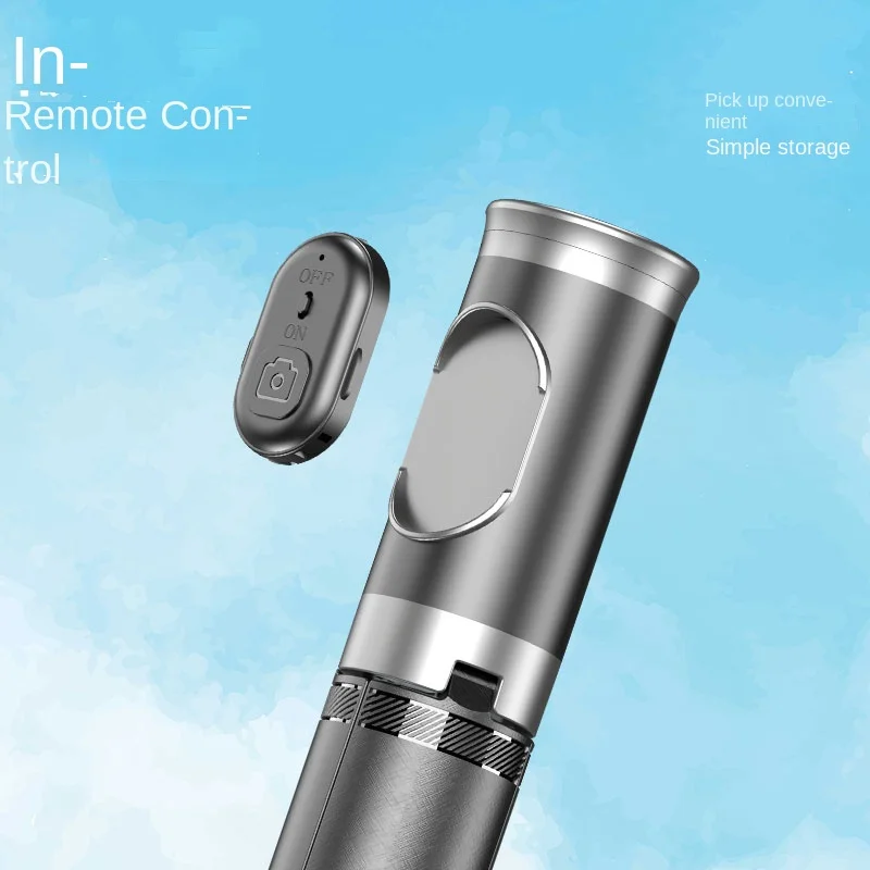 FANGTUOSI 2025 NUOVO 1.7M All In One Espandibile Treppiede per telefono portatile Selfie Stick con telecomando wireless BT staccabile compatibile
