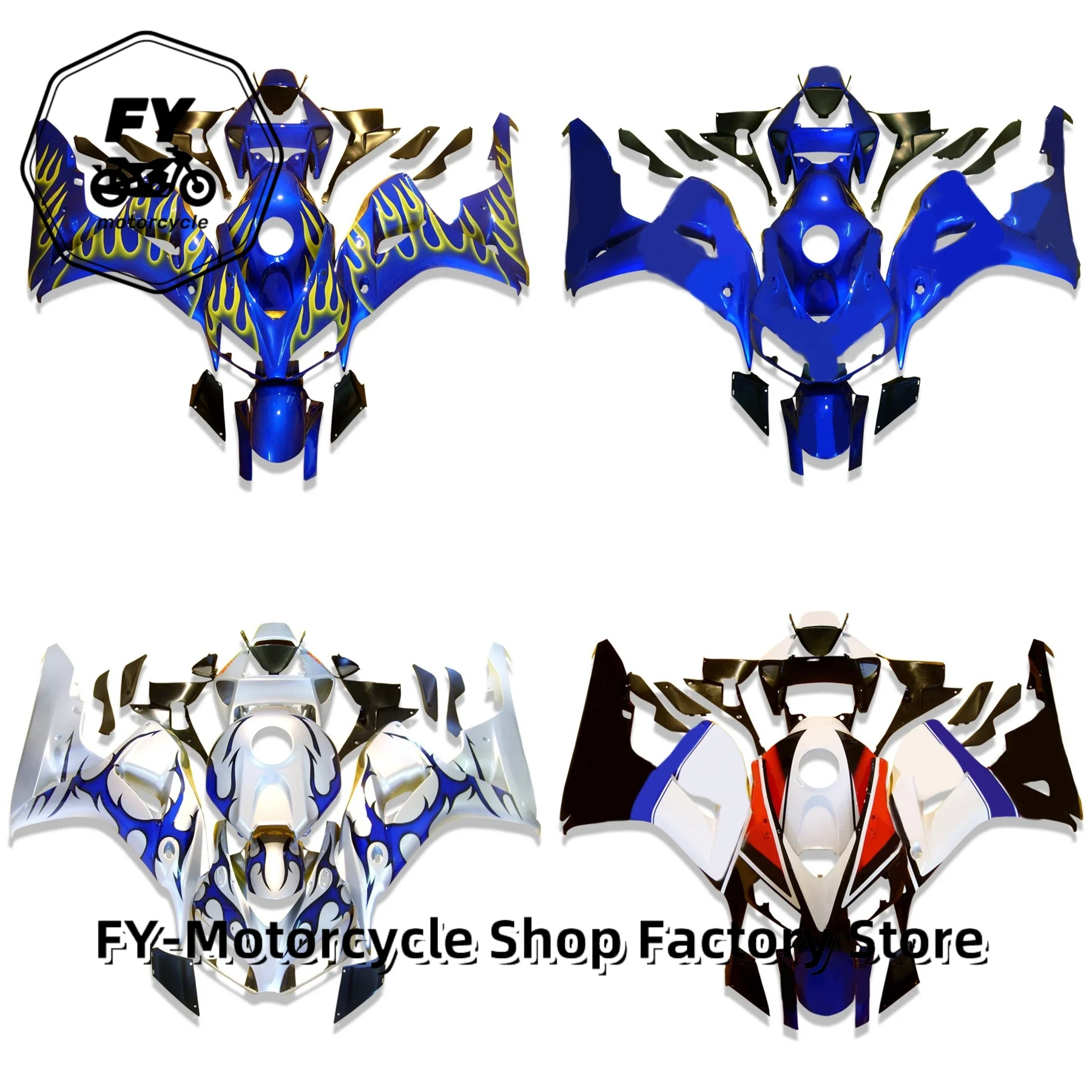 Full Fairing Kit For Honda CBR 1000 RR 2006 2007 SC57 ABS Injection Molded Complete Bodywork Motorcycle Cowling Set