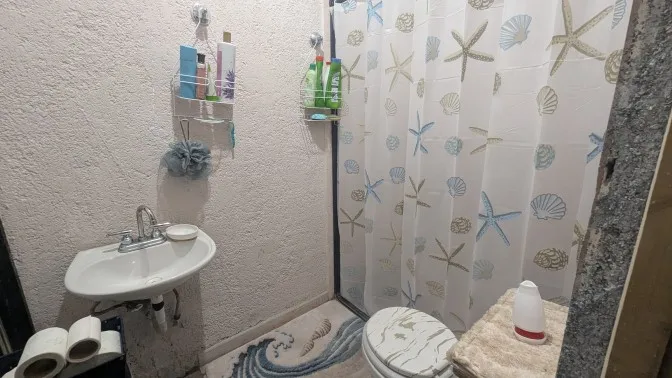 180*200cm Bathroom Curtain Waterproof Shower Curtain with 12 Curtain Hooks and Rings Shower Curtain Set photo review