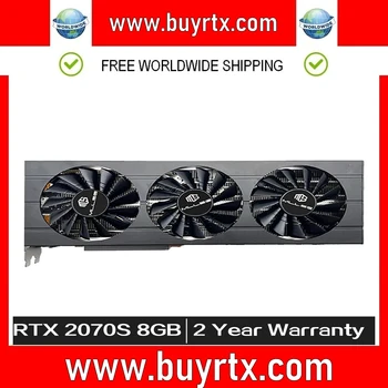 Kullanılan RTX 2070 süper 8G Placa De Video oyun grafik kartı 256Bit GDDR6 RGB oyun Video kartı NVIDIA GeForce PCI-E 3.0X16 pc için