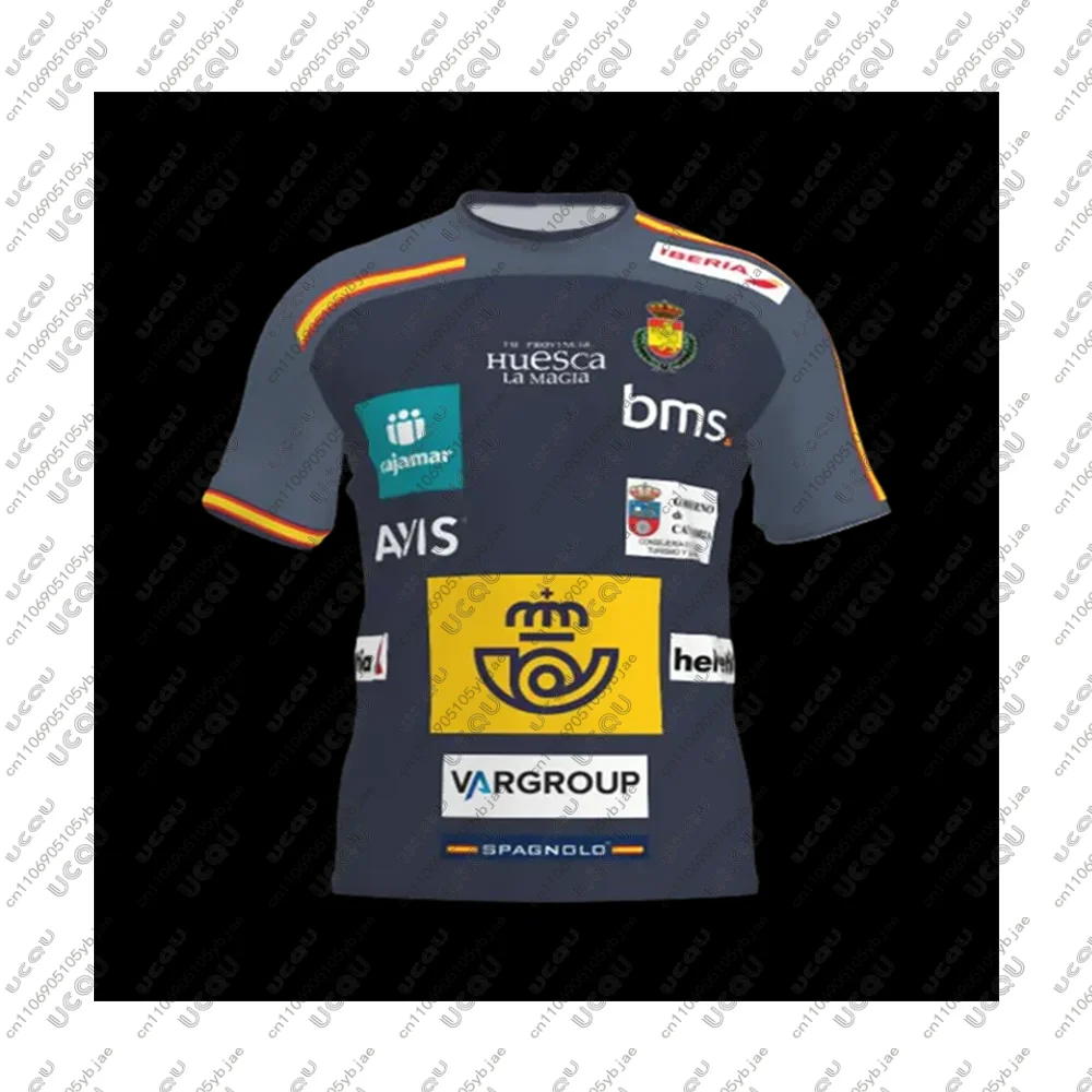 2026 Herren- und Kinderbekleidung: Spanisches Royal Handball-Heim- und Auswärtstrikot – Atmungsaktives Sport-Trainings-T-Shirt als Geschenk – Detail 4