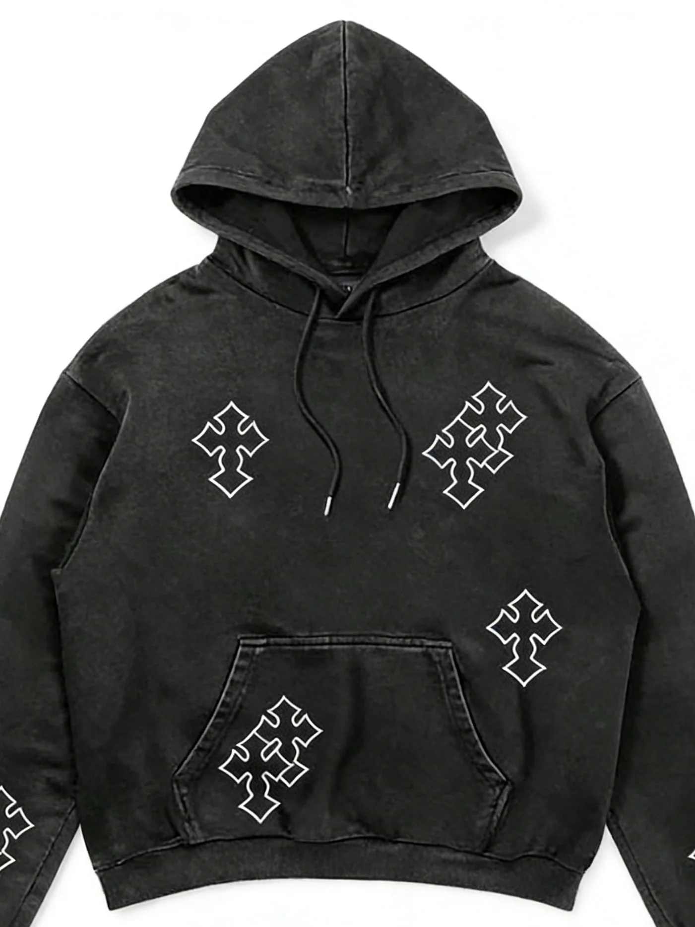 

Мужская зимняя толстовка с принтом, изготовленная из дышащего материала.