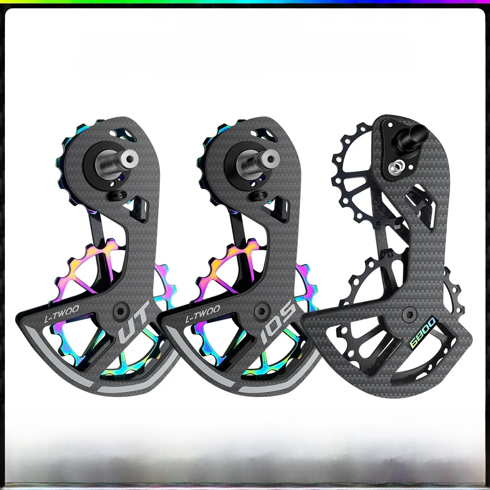 AliExpress NONE LTWOO UT Bicycle Ceramic Bearing Carbon Fiber Jockey Pulley Wheel Set Rear Derailleurs Guide For 105 5800 6800 Ultegra DURA ACE