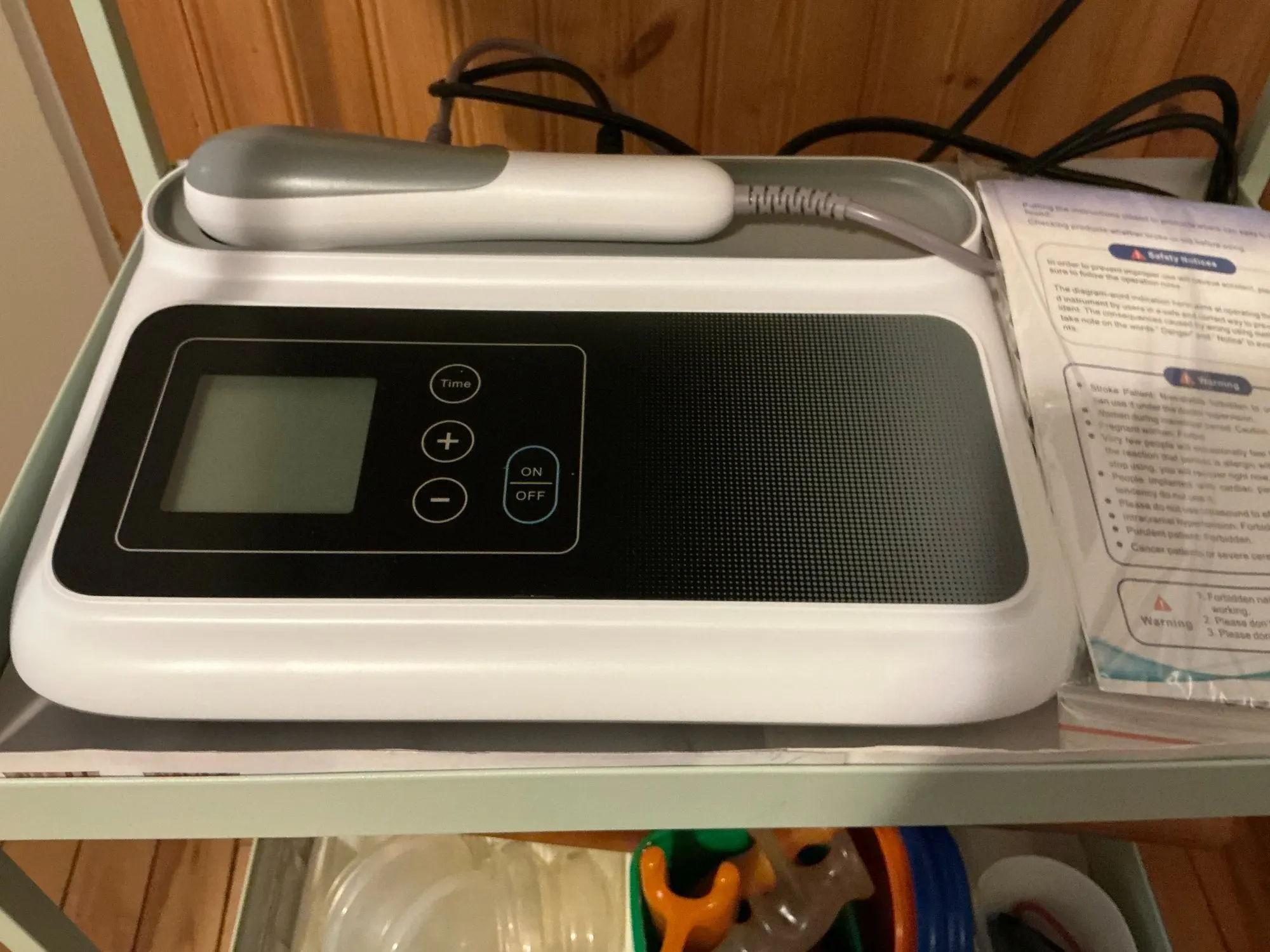 Ultrasonic Therapy Machine For Pain Relief Muscle Joints Massage No Drug Ultrasound 1MHz Physiotherapy Device LCD Screen Display photo review