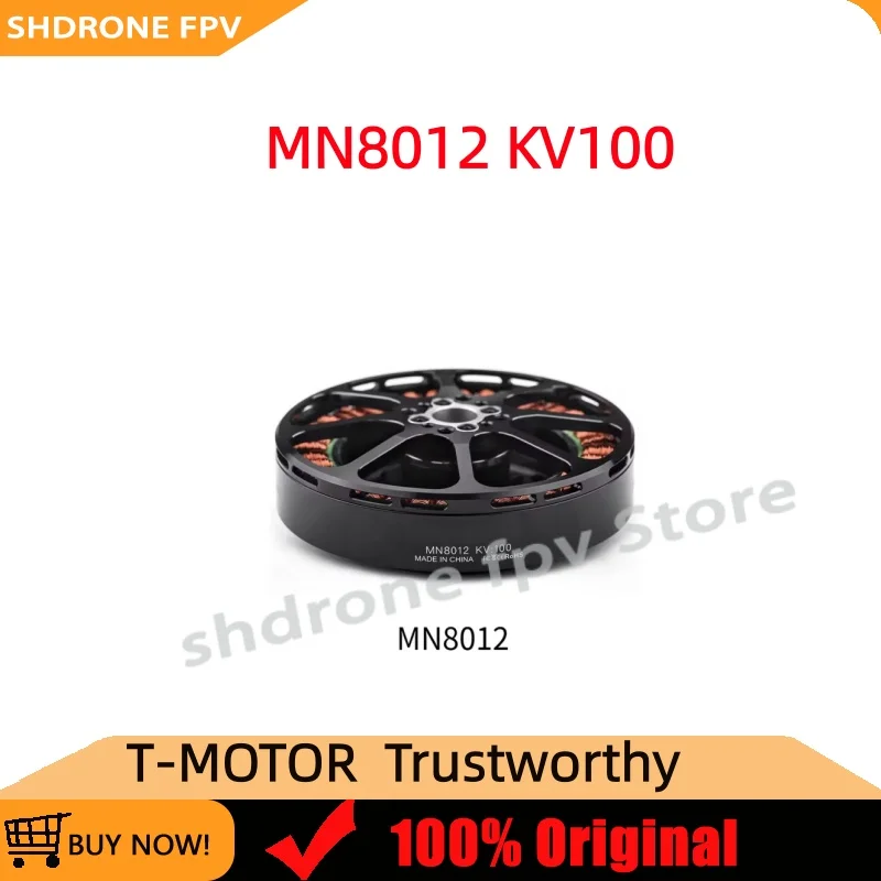 T-MOTOR MN8012 KV100 High Efficiency Brushless Motor 11.8KG Max Thrust Ultra Light Multirotor Agricultural UAV DIY Parts