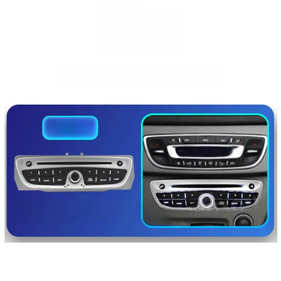 Panneau de commande de clé de Style OEM pour RENAULT Megane 3 2008-2014 / RENAULT Fluence 2013-2016 pour écran Android après-vente