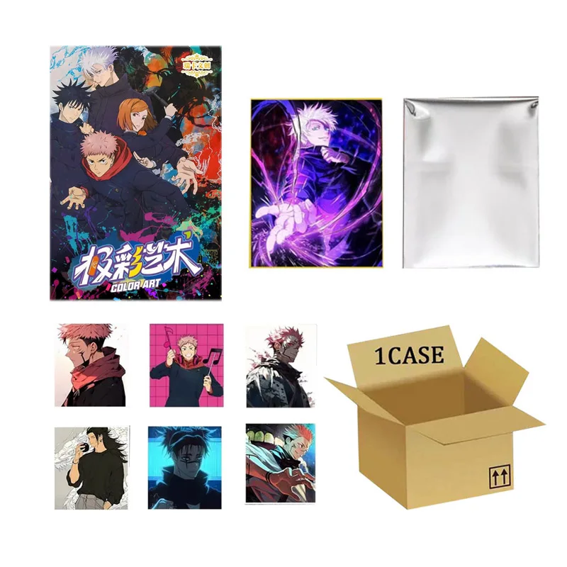 Wholesales Jujutsu Kaisen Collection Card Booster Box RIKA Color Art Card 1Case Playing Cards Game Box