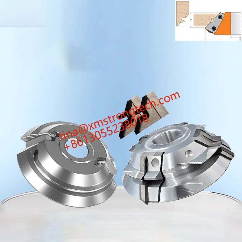 LIVTER 45° Diamond CNC Router Bit Woodworking Milling Cutter for Cabinet Door Trim Replaceable Carbide Insert Knife