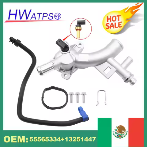 Aluminum Engine Thermostat Housing Hose For Chevrolet Cruze Sonic Trax Buick Vauxhall Astra J Zafira C 55565334 25193922 902-846