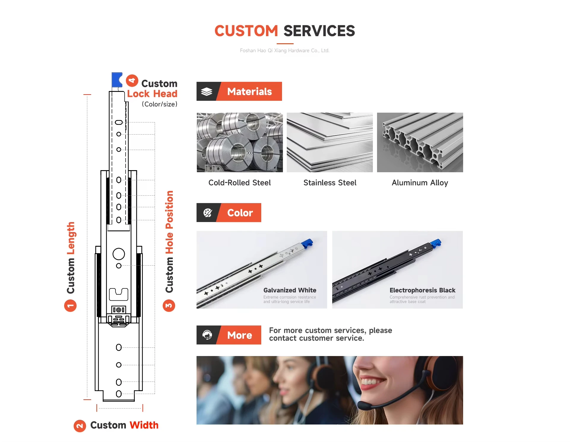 

1 Pair 12-80 inch Heavy Duty Customize Without Lock 500LBS Drawer Slides Runner Ball Bearing Full Extension 3-Fold Guide Rail