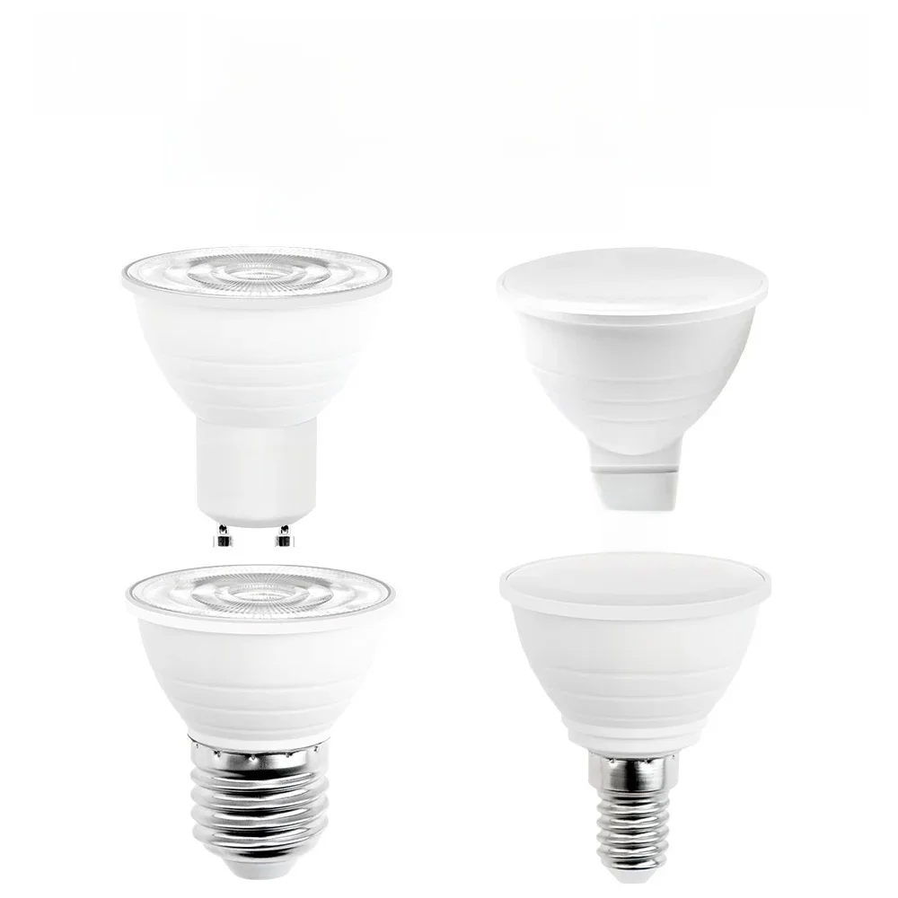 E27/E26 LED Spotlight GU10 Bulb MR16 Ceiling Lamp E14 Chandelier Bulbs GU5.3 AC 220V 5W 7W Home Energy Saving Lighting Warm/Cold