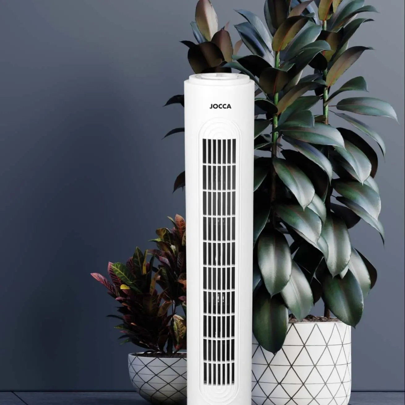 Ventilateur électrique à air froid pour la maison et le bureau, avec une hauteur de 73 cm, système pivotant, 3 vitesses et une puissance de 45W