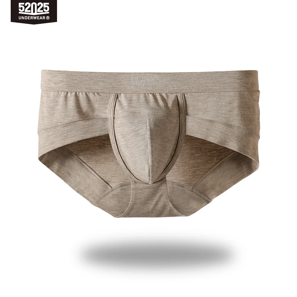 52025 biancheria intima da uomo slip ecologici slip traspiranti Modal setosi biancheria intima confortevole tinta unita slip intimo da uomo Sexy