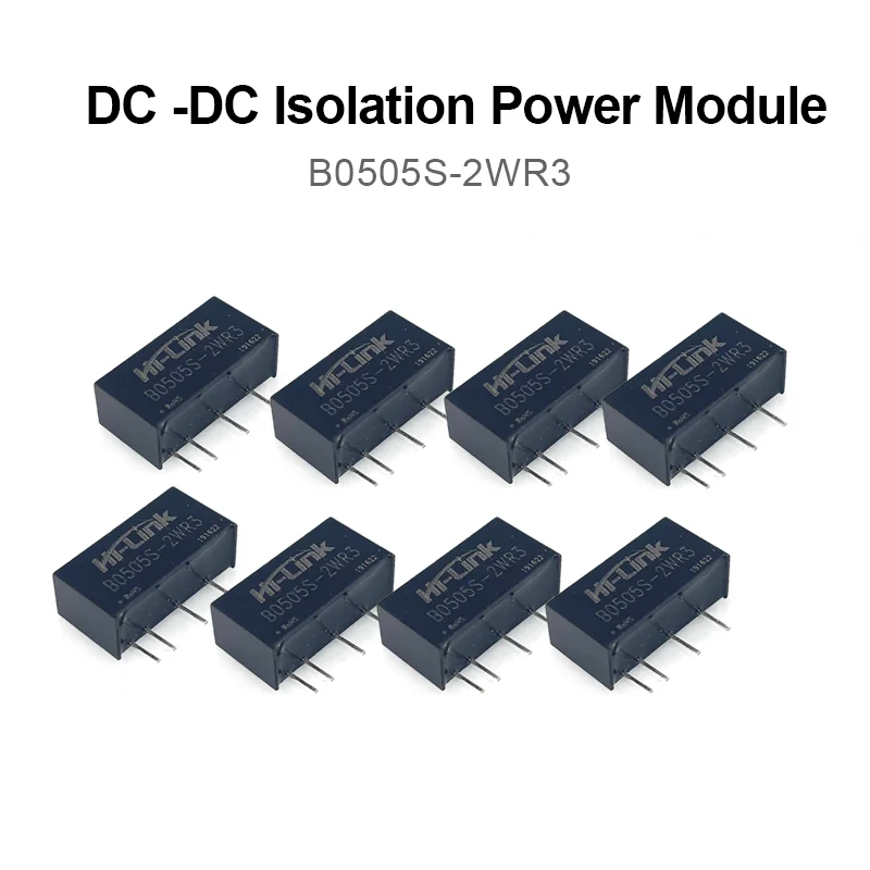 

Free Shipping 50pcs/lot Hi-Link HLK-B0505S-2WR3 converter 2W 5V 400mA output DC DC power supply module