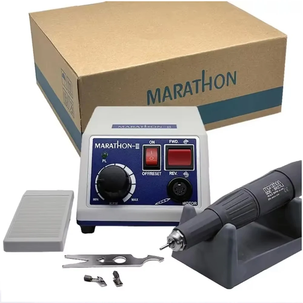 H37L1 Handpiece & N3 35K RPM Dental Lab Micromotor 110V/220V for Professional Ceramic Crown Bridge Work