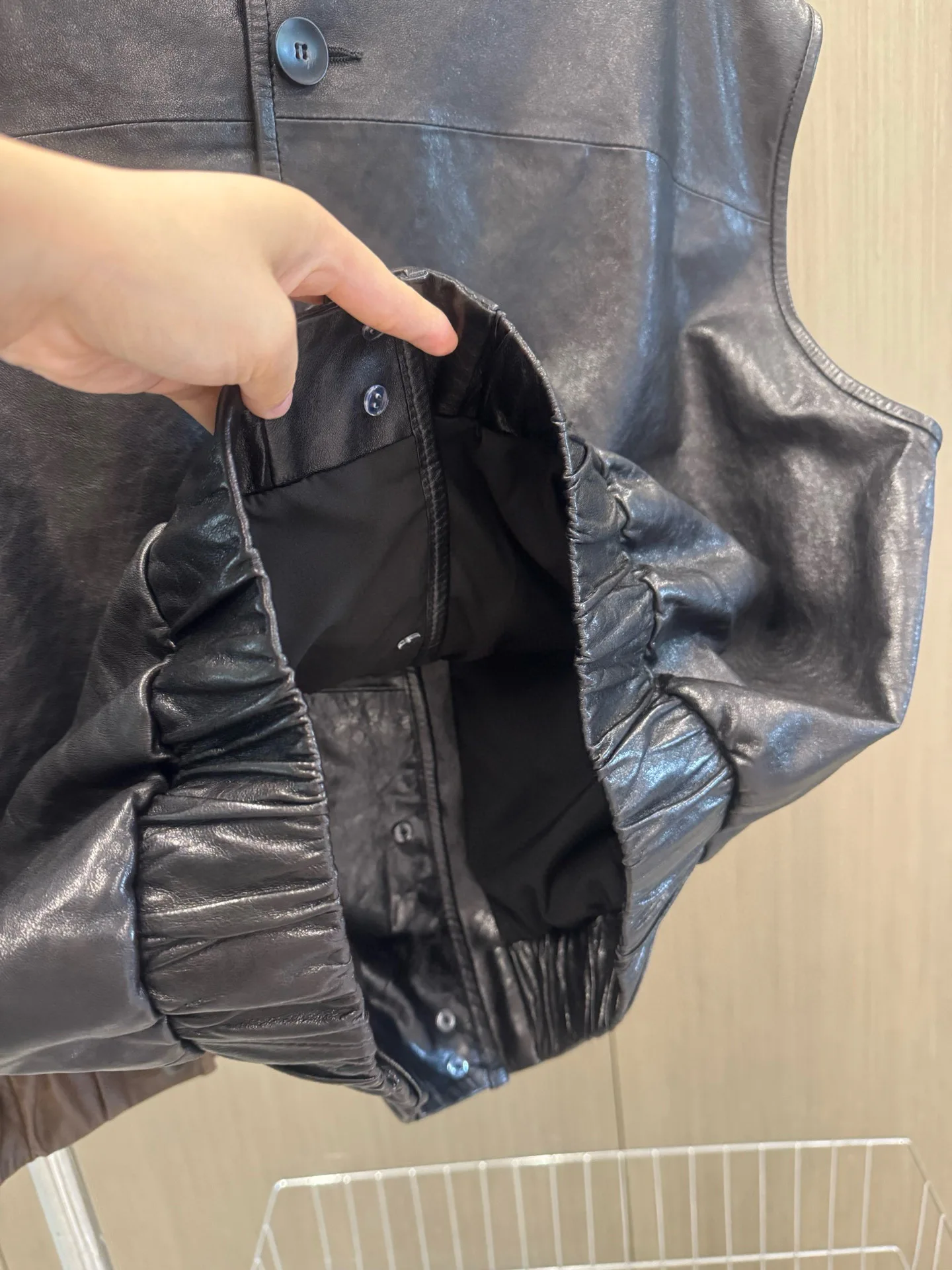 Autumn casual women's genuine leather vest