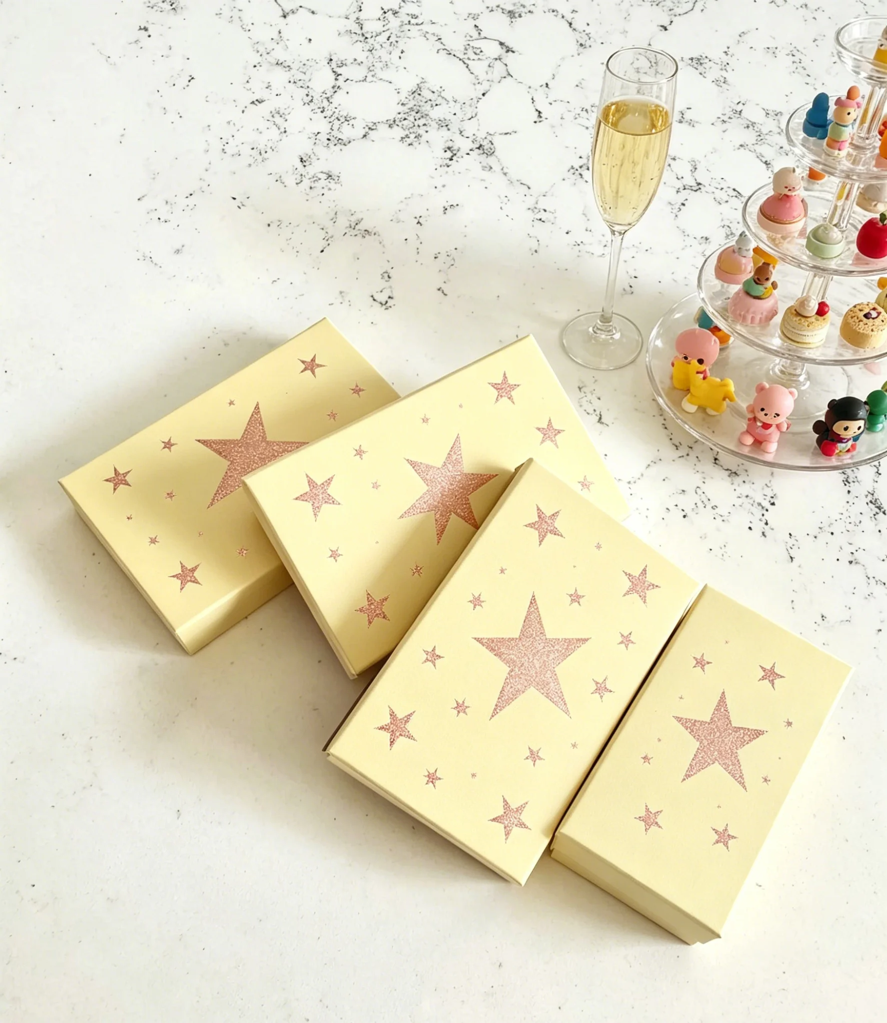 

Personalized Gold Foil Wedding Matchboxes - Custom Names & Date Matches with "Let Love Sparkle / The Perfect Match" for Bridal
