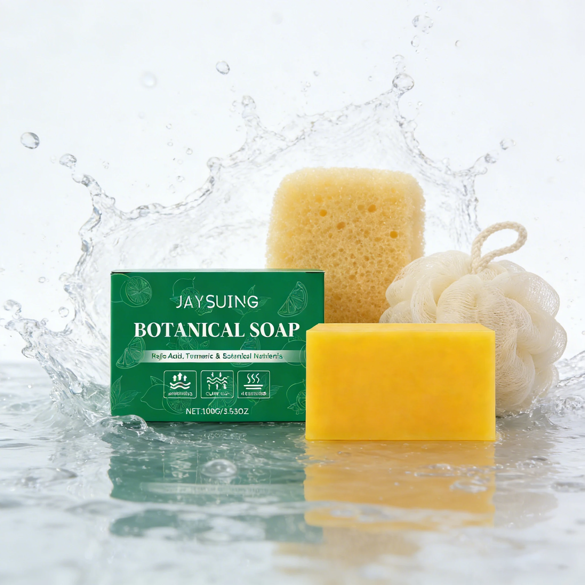 

Натуральное мыло JAYSUING 100г для очищения кожи, повышения чистоты и сияния, ежедневное использование для мужчин и женщин, нежное для всех типов кожи, устраняет неприятный запах тела.