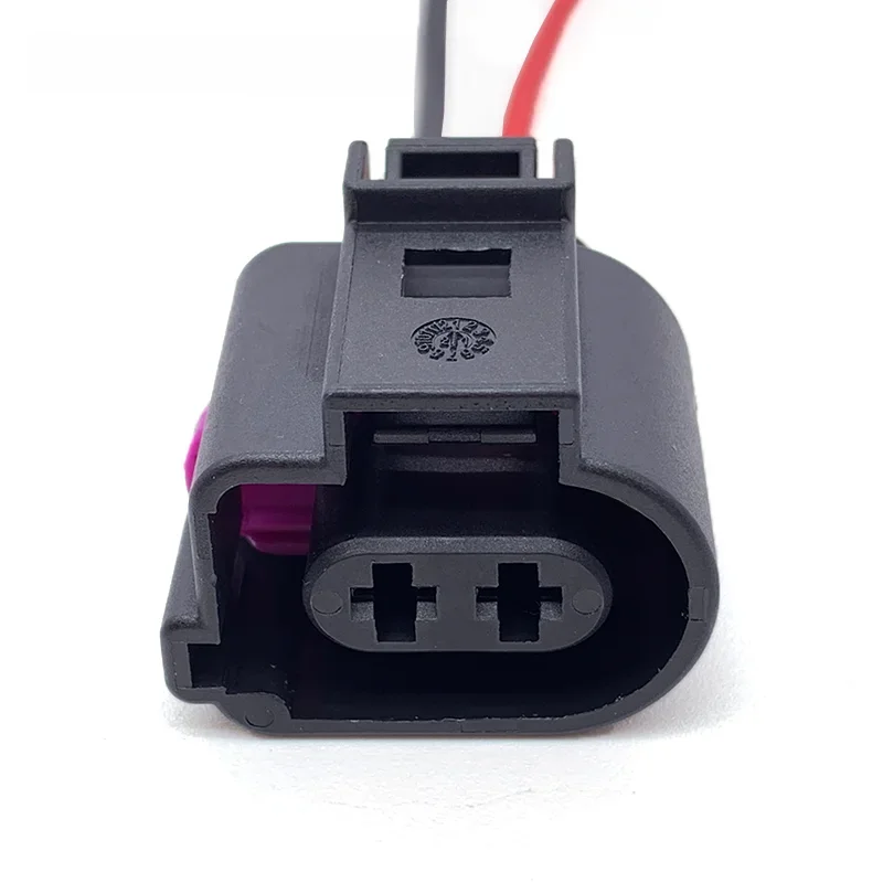 Étrier de frein arrière de voiture, 1 jeu de 2 broches, 3.5mm, connecteur de câble électrique de moteur, prise de faisceau de câbles femelle étanche 1J 0973722 A 1717692